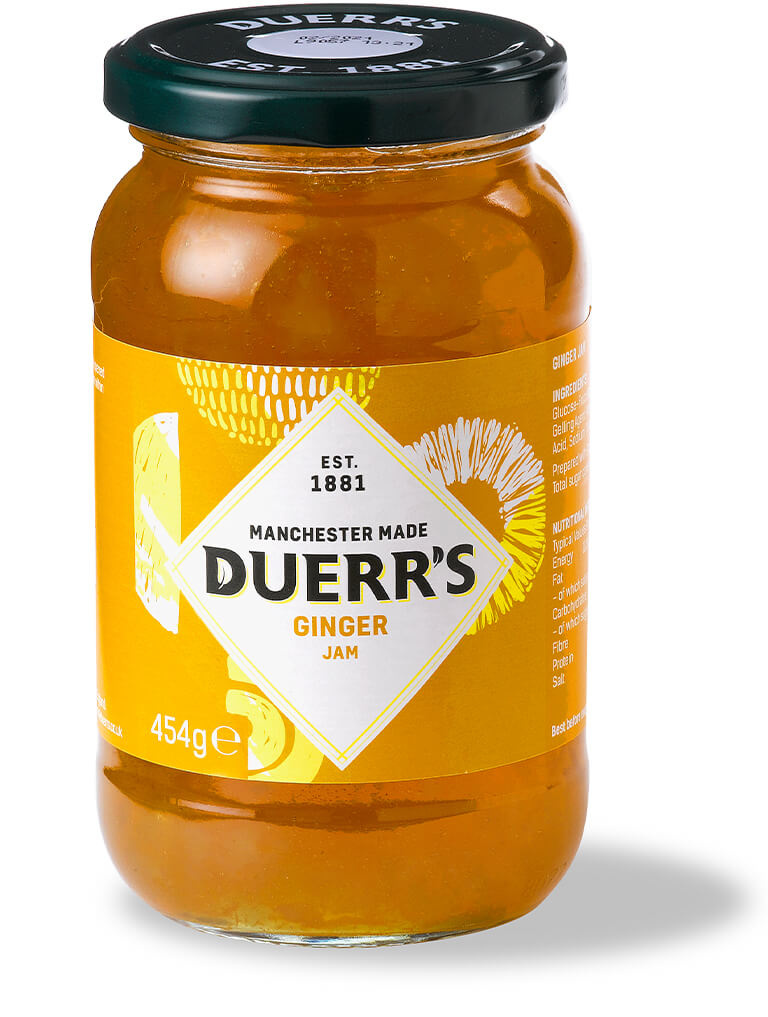 Duerrs Ginger Jam 454g Russells British Store