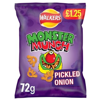 Walkers Monster Munch Pickled Onion Snack 72g