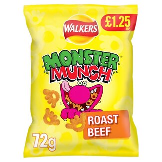 Walkers Monster Munch Roast Beef 72g