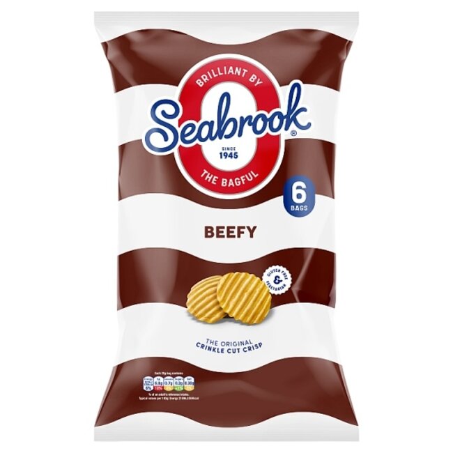 Beefy Crisps 6x25g