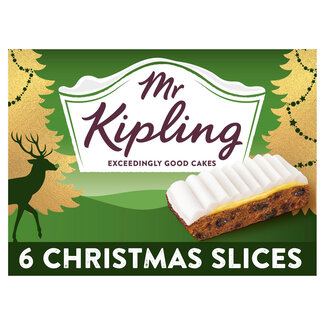 Mr Kipling 6 Christmas Slices
