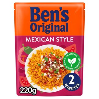 Bens Mexican Style Microwave Rice 220g