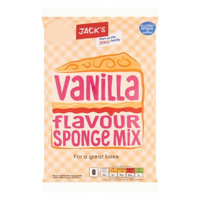 Vanilla Flavour Sponge Mix 400g
