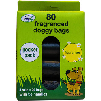 TidyZ Degradable Fragranced Doggy Bags 4x20