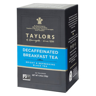 Taylors of Harrogate Decaffeinated Breakfast Tea Tags 20's
