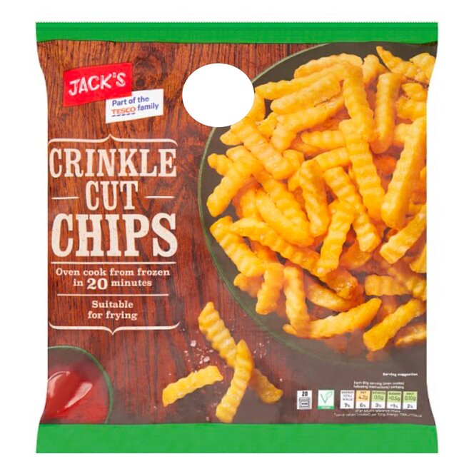 Crinkle Cut Chips 750g