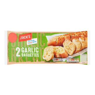 Jacks 2 Garlic Baguettes 338g
