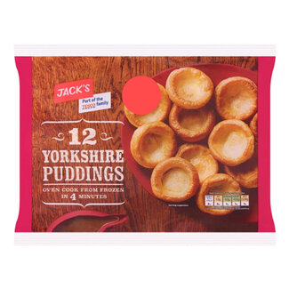 Jacks 12 Yorkshire Puddings 185g