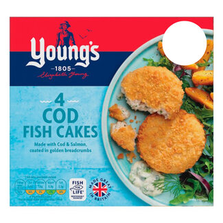 Youngs 4 Cod Fish Cakes 200g