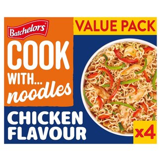 Batchelors Cook With Noodles Chicken Multipack 4X60g