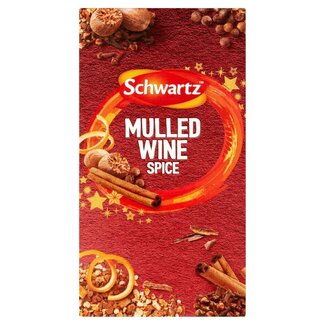 Schwartz 6 Mulled Wine Spice Sachets 18g