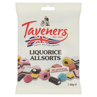 Taveners Liquorice Allsorts 165g