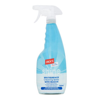 Jacks Multisurface Cleaning Spray with Bleach 750ml