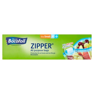 Bacofoil Zipper Bag 1ltr