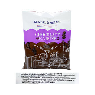 Kendal & Miller Chocolate Raisins 125g