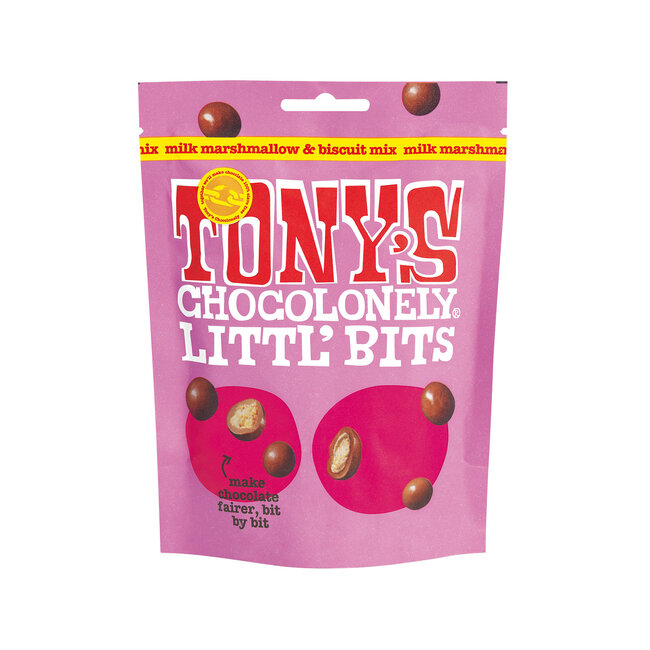 Tonys Chocolonely Marshmallow Littl' Bits 100g