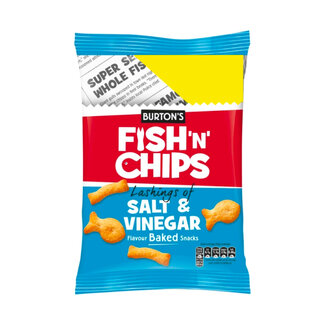 Burtons Fish n Chips Salt & Vinegar 125g