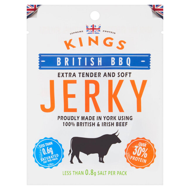 Kings British BBQ Jerky 25g