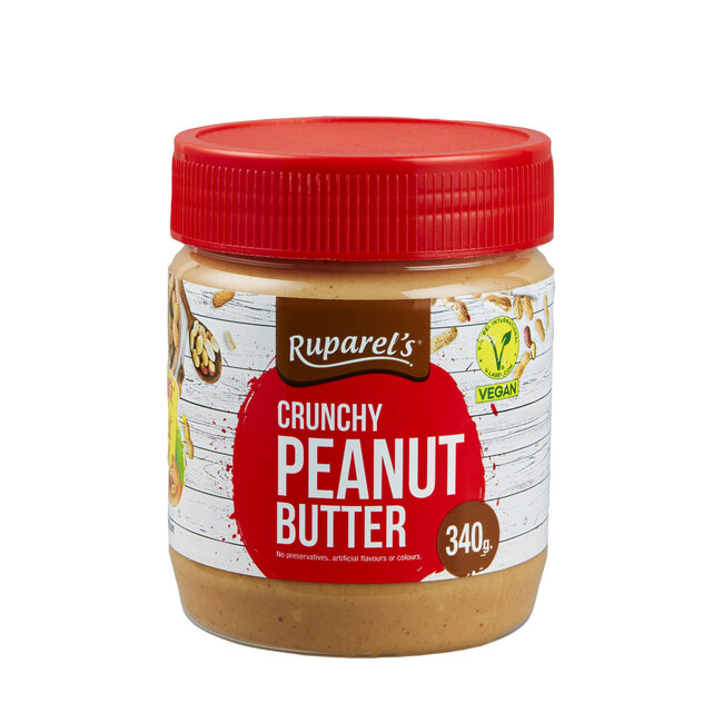 Ruparels Crunchy Peanut Butter 340g
