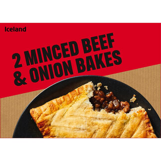 Iceland 2 Minced Beef & Onion Bakes 280g