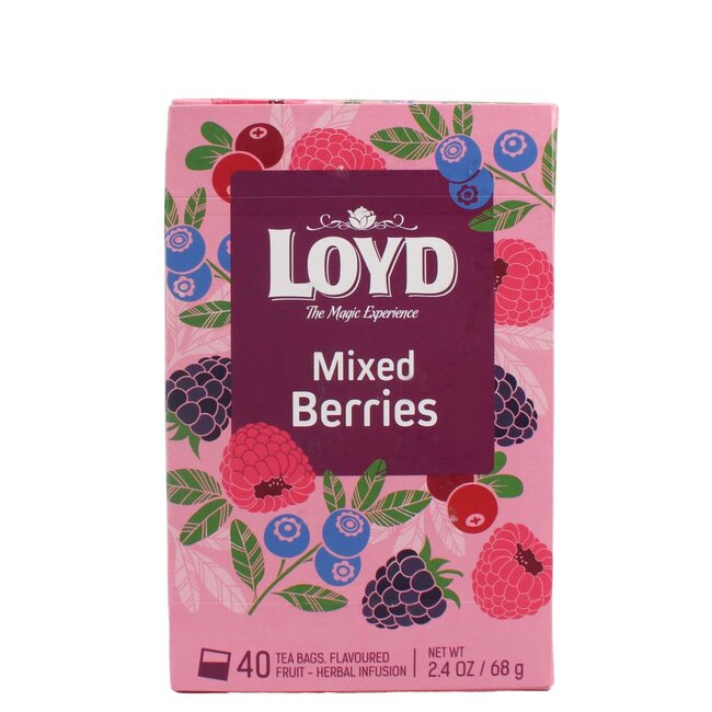 Loyd Mixed Berries Tea Bags 40's