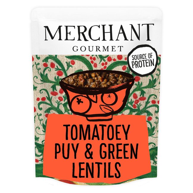 Tomatoey French Puy & Green Lentils 250g