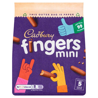 Cadburys Mini Fingers 5 Pack