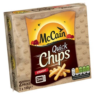 McCain Quick Chips Straight 2 x 100g