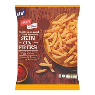 Jacks Lightly Seasoned Skin on Fries 750g