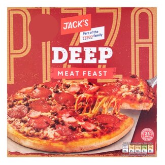 Jacks Deep Meat Feast Pizza 386g