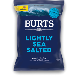 Burts Lightly Sea Salted Crisps 150g