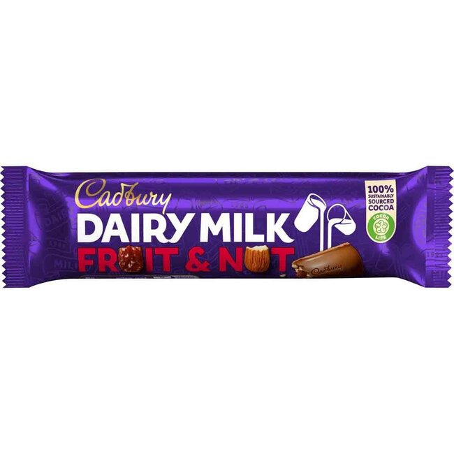 Dairy Milk Fruit & Nut Bar 49g