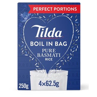 Tilda Boil in Bag Pure Basmati Rice 2x125g