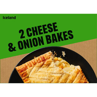 Iceland 2 Cheese & Onion Bakes 280g