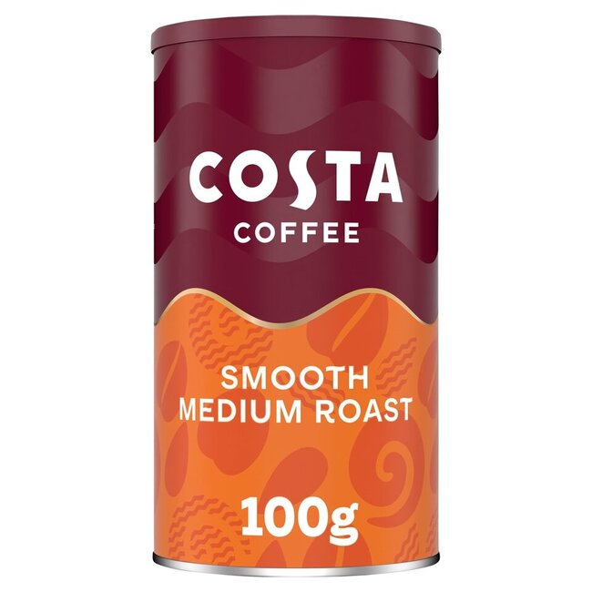 Costa Coffee Smooth Medium Instant Coffee 100g