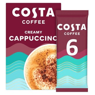 Costa Creamy Cappuccino Coffee 6x17g