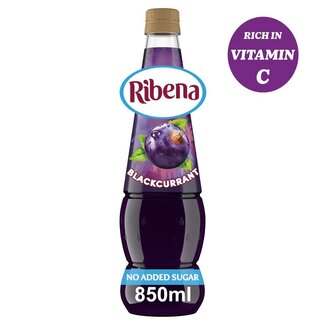 Ribena Blackcurrant Concentrate No Added Sugar 850ml