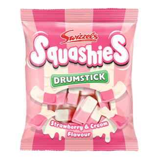 Swizzels Strawberry & Cream Drumstick Squashies 120g
