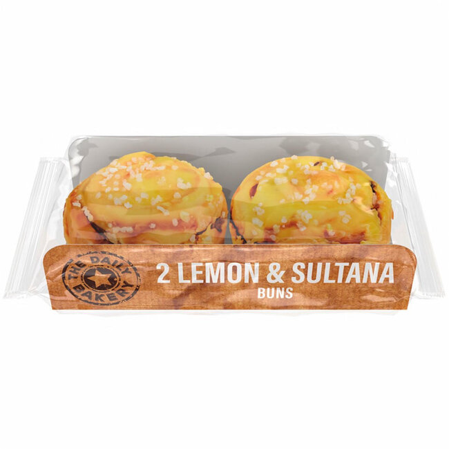 2 Lemon & Sultana Buns