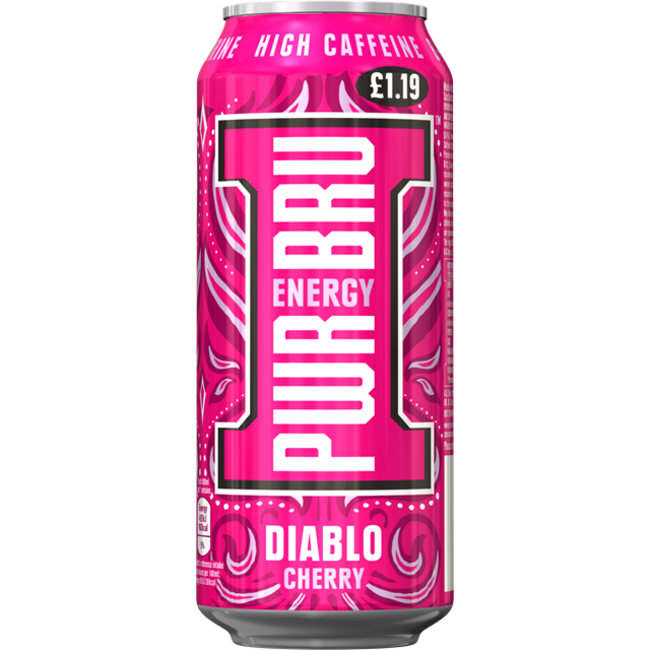 Pwr-Bru Energy Diablo Cherry 500ml