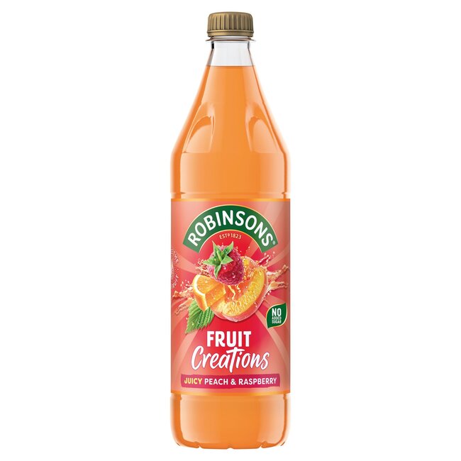 Fruit Creations Peach & Raspberry 1L