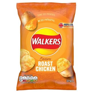 Walkers Roast Chicken Crisps 32.5g