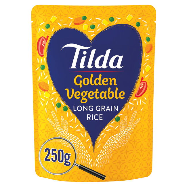 Microwave Golden Vegetable Rice 250g