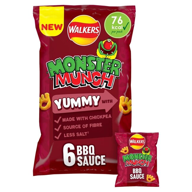 Monster Munch BBQ Sauce 6pk