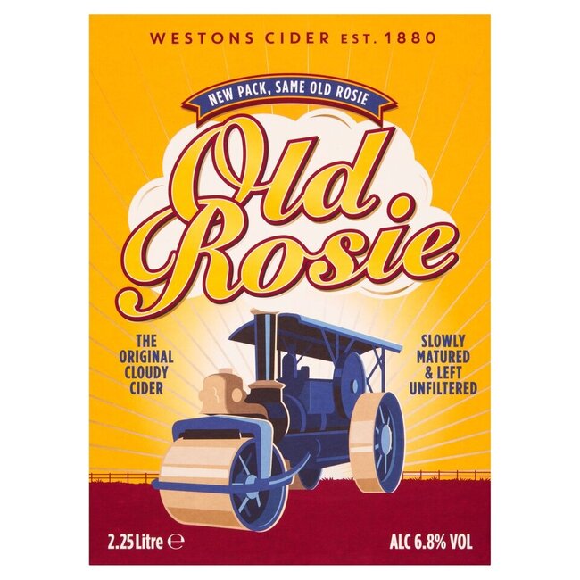 Old Rosie Cloudy Cider Bag in Box 6.8% 2.25l