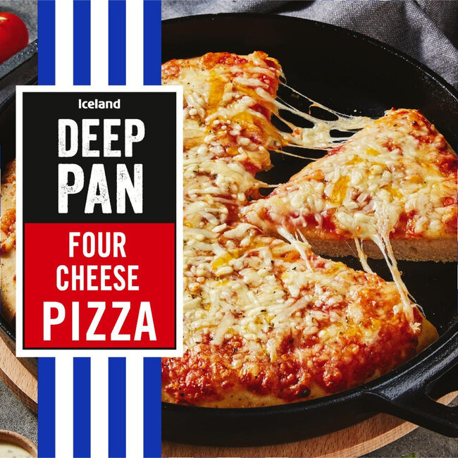 Deep Pan Four Cheese Pizza 382g