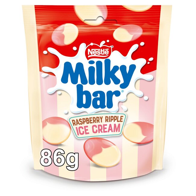 Milkybar Giant Buttons Raspberry Pouch 86g
