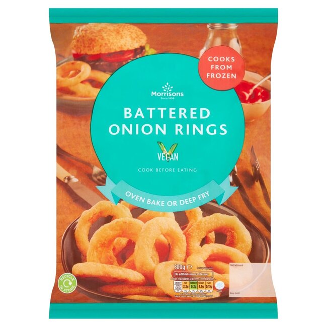 Battered Onion Rings 500g