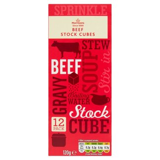 Morrisons 12 Beef Stock Cubes 120g
