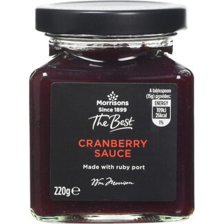 Morrisons The Best Cranberry Sauce With Port 220g